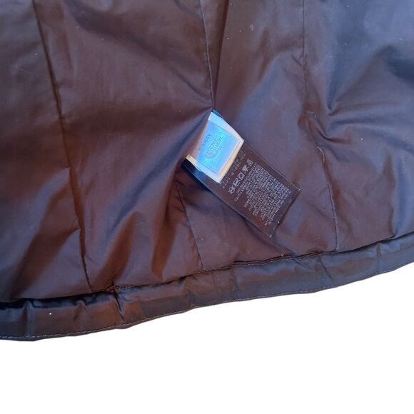 The North Face 550 Goose Down Brown Puffer Jacket Girls L - Picture 4 of 11